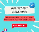 英語/海外向けSNS運用代行いたします Instagram,Facebook,TikTok他 イメージ1