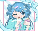 最短2日！ポップでまるっこいSNSアイコン描きます SNS向けアイコン、ブログ、趣味などの用途でお使い頂けます！ イメージ1