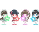 SD･ちびキャラ イラスト制作します 〈似顔絵や擬人化キャラクターなど〉 イメージ1