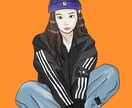 お洒落でポップなイラスト描きます アイコン、イラスト、イベント事、名刺などにもお使い下さい！ イメージ1