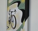 あなたの愛車をアート作品にします あなたの自転車をアート作品にしてオリジナルフレームに額装 イメージ2