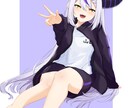 萌えキャラ一枚絵などを描きます アイコンやサムネイルなどにどうですか イメージ5