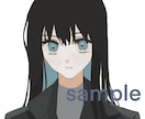 SNS用の可愛い女の子のアイコンを描きます 外国風ちっくなレトロ可愛い女の子！ イメージ5