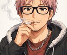 SNS用アニメ風アイコン・イラストを制作します SNSで「まず見てもらえる」アニメ風イラストを制作します。 イメージ3