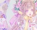 美麗なイラストを細部まで丁寧にお描きします お好みの花や植物を添えて衣装やデザインもこだわった一枚を。 イメージ10