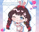 商用利用可！ SDキャラ、ちびキャラお描きます アイコン、グッズ用等のSDキャラ、ちびキャラをお描きします イメージ1