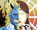 アイコンイラスト作成いたします 週刊誌漫画のようなアイコンやロゴ描かせていただきます イメージ5