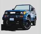 愛車と大切な人の瞬間をアートにします クールでスタイリッシュなイラストを、細部まで描きます！ イメージ10