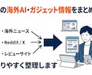 海外の最新AI・ガジェットを横断調査します 英語情報を調べる手間をゼロに！ イメージ3