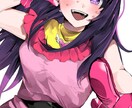 可愛らしい女の子の絵を描きます 輝いているような絵を描きます!! イメージ1