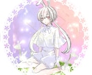 IRIAMスターターセットお届けします 立ち絵、一枚絵、アイコン2種、ヘッダー、ミニキャラ、人物透過 イメージ3