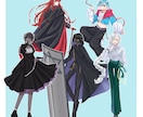 TRPG・ゲーム用の立ち絵製作致します 中性的な男性やかわいい女の子などお任せ下さい イメージ3