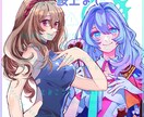 アイコン・一枚絵・立ち絵などイラスト制作いたします かわいい、かっこいい、綺麗めテイストで色彩豊かなイラスト イメージ5