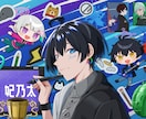アイコンなど、イラスト全般お描きします かっこかわいいキャライラスト！※版権キャラも受け付けます イメージ5