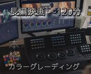 長編映画のカラーグレーディングをします シネマルックで映像が魔法のように変わる イメージ1