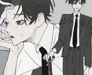 創作キャラをメインとした暗めのイラストを描きます オリジナルキャラ男女描き分け可 イメージ2