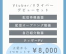 Vtuber/Vライバーデビューセットを作ります デビューに合わせてオリジナル動画をお得に制作します！ イメージ1