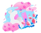 商用可◎ポップで目を惹くカラフルなイラスト描きます 書籍の挿絵やWEB、グッズなど幅広い媒体に対応します！ イメージ3