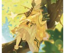 背景ありの一枚絵イラストを制作します 安心してお任せいただける丁寧な制作進行を心がけています。 イメージ4
