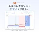 不動産投資の収支シミュレーションアプリ売ります 30年先の手残りまでグラフで見える。スマホで30秒 イメージ2