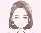 ふんわり優しい、透明感のあるイラスト描きます 大人の女性におすすめのアイコン イメージ7