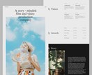 写真家用｜高品質ポートフォリオを5万円で制作します 大きな初期投資なし。写真とプロフィールだけで、最短3日公開。 イメージ6