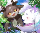 SNS映えするキャラデザ描きます バズるイラストのパーツ分けイラストを作成します！ イメージ4