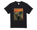 プリントTシャツカラーお選びできます 【ムンクの叫び】の油彩画プリントTシャツです！ イメージ1