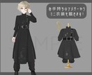 商用込み！あなたの衣装をミニサイズで可愛く描きます ☆活動者様向け☆グッズ◎フワッとした主線なしのイラストです！ イメージ2