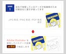 実務経験15年！迅速丁寧にデータ変換・修正します 手書き・canva他デザインデータをai形式入稿データに！ イメージ3