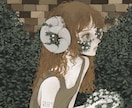 儚く、どこか温かいイラストを描きます SNSアイコンや、一枚絵としても使用できるイラスト･:*+. イメージ1