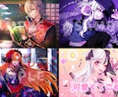 サムネイル･歌みた･配信等のイラスト制作致します あなたの世界を表現するお手伝いをさせてください(๑•᎑•๑) イメージ2