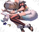 立ち絵/一枚絵 イラスト制作します 鮮やかな色合い、パキっとした塗りが得意です！ イメージ4