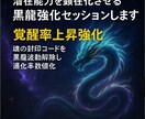 潜在能力を顕在化させる黒龍強化セッションします 覚醒率上昇強化　魂の封印コードを黒龍波動解除し進化率数値化 イメージ10