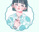 やわらかくちょっぴり個性光る人物イラスト制作します アイコンやサムネイルなど人物をメインにお描きします！ イメージ6