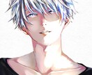厚塗りでクールなイラスト作成いたします SNS用アイコン・ヘッダー・一枚絵などに！ イメージ2