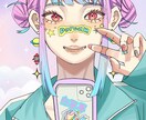 ご希望に沿った雰囲気のイラストを制作します キャラデザ、記念イラスト、ミニキャラなど商用利用◎です！ イメージ7