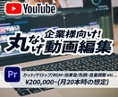 b【企業様向け動画編集】迅速・高品質で納品します 15人体制のプロ動画制作チームです！ イメージ1