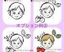 SNSアイコンや挿絵に♪可愛いイラストを描きます 毛筆でふんわり★手書き感あふれる個性的な似顔絵♪商用OK イメージ8