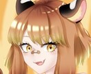 SNSアイコン用イラストの制作をします 人外の女の子描きます！水彩タッチの柔らかい塗りです イメージ2