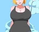 キャラ主体の1枚絵を提供します キャラの性格に合った表情の1枚絵を提供します イメージ4