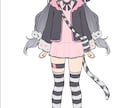 VTuberパーツ分けイラスト描きます キャラデザからパーツ分け、キービジュアルまでお任せ下さい。 イメージ7