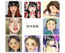 写真より可愛い♡似顔絵イラスト描きます リアルタッチで描くSNSアイコン・名刺にも使える高画質データ イメージ3