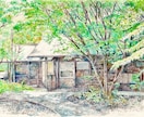 用途に合わせて美しい風景、背景、パース画を描きます アナログ、デジタル対応。背景、俯瞰図、マップイラストなど。 イメージ2