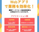 プロトタイプ5万★業務効率化アプリ開発します 実物確認してから本制作！安心の段階的開発 イメージ3