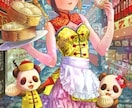 背景付き美少女イラスト描けます オリジナルの美少女イラストをデジタルで描きます イメージ4