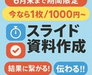 資料一新　魅せる、伝わるプレゼン資料ます 魅力を最大化する「伝わる」資料をスピード納品 イメージ1