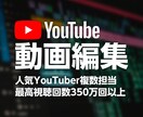 YouTube動画をプロが編集します 人気YouTuber複数担当＆再生回数350万回超えあり イメージ1