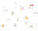 動物、オリジナルキャラクターのゆるイラスト描きます アイコン、プレゼントにも使える2～3頭身イラスト イメージ1