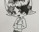 ポップなミニキャラアイコン描きます あなたのキャラクターやあなたをポップなキャラアイコンに！ イメージ3
